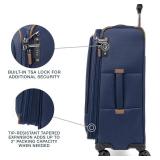 Retails for $320! Travelpro Crew Classic Lightweight Softside Expandable Checked Luggage, 8 Wheel Spinner Suitcase, TSA Lock, Men and Women, Checked Large 29-Inch, Patriot Blue