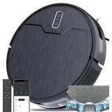 Retails for $110! Robot Vacuum and Mop Combo, Robot Vacuum Cleaner, 6 Cleaning Modes, Large Capacity Water Tank Dustbin, Self-Charging, WiFi/App/Alexa, Ideal for Hard Floor, Carpet, Pet Hair