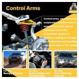 Retails for $125! 6pc Front Lower Control Arms Suspension Kit Fit for Buick 2008-2017 Enclave, for Chevrolet 2009-2017 Traverse, for GMC 2007-2016 Acadia, for Saturn 2007-2010 Outlook
