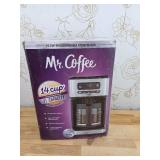 Mr. CoffeeÂ® 14 Cup Programmable Coffee Maker Light Stainless Steel