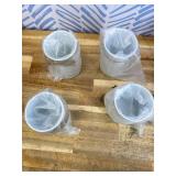 4 Sets Labor Day Centerpieces for Tables Red White and Blue American Patriotic Flowers Decorations Include 11.81 Inch Artificial Berry Stem Stars Picks and Vase for Home Office