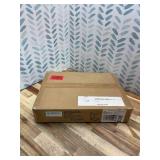 C Shaped Side Table, Small End C Table, for Living Room, Sofa, Bedside, Couch, TV Tray, Eating, Laptop Rustic Brown and Black