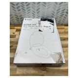 Brondell Ecoseat Plastic White Elongated Soft Close Bidet Toilet Seat