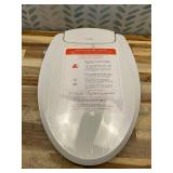 Brondell Ecoseat Plastic White Elongated Soft Close Bidet Toilet Seat