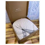 Retails for $145! Coop Home Goods Adjustable Latex Pillow Queen, with Talalay Latex & Microfiber Fill, Naturally Cooling, Eco-Friendly, Medium Firm Pillow for Back, Stomach or Side Sleepers