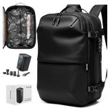 Retails for $150! Vortex Vacuum Seal Travel Backpack 60L Expandable Air Compression System Water Resistant TSA Lock Carry-On Suitcase Luggage Black AERO - Vacuum Pump Included