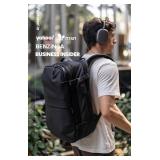 Retails for $150! Vortex Vacuum Seal Travel Backpack 60L Expandable Air Compression System Water Resistant TSA Lock Carry-On Suitcase Luggage Black AERO - Vacuum Pump Included