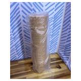 300 Pack 12 oz Paper Coffee Cups, Disposable Kraft Coffee Cups, Hot/Cold Drinking Cup for Water, Coffee, Juice