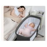 Retails for $140! ANGELBLISS 3 in 1 Rocking Bassinet Baby Portable Travel Bedside Crib