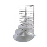Winco APZT-1015, 15-Slot Welded Pizza Tray Rack