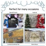 COKAOBE Light Gold Shimmer Wall Backdrop, 36 Pcs Square Sequin Shimmer Backdrop Panel, Photo Backdrops for Birthday, Anniversary, Wedding, Graduation & Bachelorette Party Decoration
