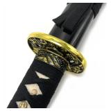 Retails for $126! Musashi - 1060 Carbon Steel - Clay Tempered Samurai Sword