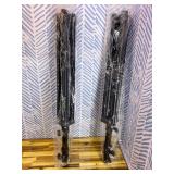 Pair of Speaker Tripod Stands Height Adjustable from 43.7