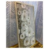 Ardemy Dandelions Large Wall Art Flowers Canvas Art Wall Decor Living Room Painting Picture Textured Bedroom Home Office, Wood Grain Framed 40"x20"