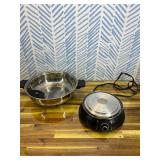 Sonya Simmer Cooking Hot Pot with Dual Sided Heated Divider, Electric Mongolian Hot Pot - Walmart.com