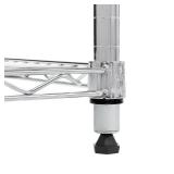 5-Tier Steel Wire Shelving System in Zinc (30 in. W x 60 in. H x 14 in. D)