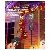 DEWENWILS Outdoor Wireless Remote Control Outlet, 15 amp Heavy Duty Weatherproof Remote Controlled Light Switch for Lights String Lights, 100 Feet Range, UL Listed
