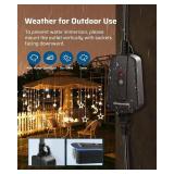 DEWENWILS Outdoor Wireless Remote Control Outlet, 15 amp Heavy Duty Weatherproof Remote Controlled Light Switch for Lights String Lights, 100 Feet Range, UL Listed