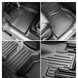 Retails for $150! Floor Mats for 2020-2025 2026 Ford Explorer 7 seat Accessories, Cargo Mat with Backrest Mat All Weather TPE Waterproof for Ford Explorer 7 Passenger Bench Seat ST Accessories 2025 20