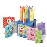 hand2mind Numberblocks Heroes with Zeroes MathLink Cubes Activity Set, Elementary Math & Counting Toys, Ages 3+