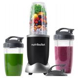 NutriBullet Pro 900W Single-Serve Blender Exclusive Bundle (Black Stainless)