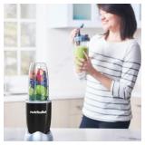 NutriBullet Pro 900W Single-Serve Blender Exclusive Bundle (Black Stainless)