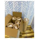 300 Pack 12 oz Paper Coffee Cups, Disposable Kraft Coffee Cups, Hot/Cold Drinking Cup for Water, Coffee, Juice