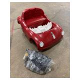 Retails for $131! Step2 Side-by-Side Push Around Roadster, Kids Push Car, 2 Seat Ride On Car, Seat Belts & Horn, for Toddlers 1.5-4 Years Old, Red