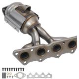 Retails for $114! Front Catalytic Converter Compatible with Hyundai Accent/Veloster 2012-2017, Kia Soul 2012-2016, Kia Rio 2012-2017, 1.6L L4, High Flow Exhaust Manifold Catalytic Convertor - EPA Comp