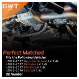 Retails for $114! Front Catalytic Converter Compatible with Hyundai Accent/Veloster 2012-2017, Kia Soul 2012-2016, Kia Rio 2012-2017, 1.6L L4, High Flow Exhaust Manifold Catalytic Convertor - EPA Comp