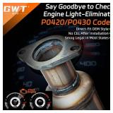 Retails for $114! Front Catalytic Converter Compatible with Hyundai Accent/Veloster 2012-2017, Kia Soul 2012-2016, Kia Rio 2012-2017, 1.6L L4, High Flow Exhaust Manifold Catalytic Convertor - EPA Comp