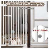 Retails for $136! 71" Extra Tall Cat Gate, Fits 30.31-39.27" Wide Opening, Auto Close Cat Safety Gate, 1.34" Extra Narrow Gap, No Drilling Pressure Mount Design, Innovation Double Opening Pet Gate