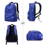 abshoo Lightweight Water Resistant Rainbow Backpacks For Teen Girls Boys School Bookbags (Galaxy E)