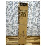 DJAR 3 Pcs 63" Wooden Easel Stand for Sign, Dual-use Adjustable Height, Wood Floor Display Easel for Wedding, Welcome Board, Poster, Picture, Photo- Natural