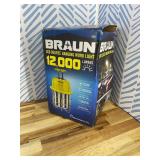 BRAUN 12,000 Lumen Linkable LED Hanging Work Light with 360° Light Output