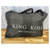 Retails for $130! King Koil Luxury California King Size Air Mattress with Built-in High-Speed Pump Best for Home, Camping & Guests, 20" Double High Airbed Adjustable Blow Up Mattress