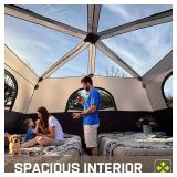 Retails for $110! 4/6/8 Person Instant Tent, Waterproof Pop Up Tents for Camping with Rainfly, 60 Seconds Easy Setup, Automatic Cabin Tent for Family Camping with Expandable Carry Bag & Upgraded Venti