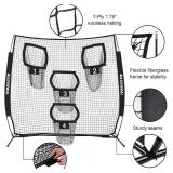 8ft Football Nets with 4 Target Pockets for Improving Accuracy Throwing