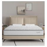 Retails for $144! Full Mattress,Memory Foam Hybrid 12 Inch Full Size Springs Mattresses with Individual Pocket Spring for Pain Relief,Medium Firm White Full Mattresses
