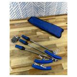 NEIKO 20601A 14.5 Steel Tire Spoons Tool Set, Tire Tools Include 3 Piece Tire Spoons, 3 Piece Rim Protector, Valve Tool, 6 Piece Valve Cores, Motorcycle Tire Changer, Dirt Bike Tire Levers