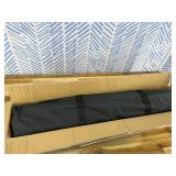 Retails for $130! Metal Triple Crossbar Adjustable Pipe and Drape Kit, Photography Backdrop Stand 8ftX10ft