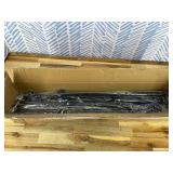 Retails for $130! Metal Triple Crossbar Adjustable Pipe and Drape Kit, Photography Backdrop Stand 8ftX10ft