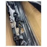 Retails for $130! Metal Triple Crossbar Adjustable Pipe and Drape Kit, Photography Backdrop Stand 8ftX10ft