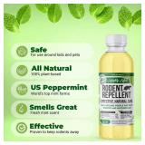8 oz. Peppermint Rodent Repellent Concentrate Makes 1 Gal. Natural Spray for Rats, Mice and More