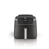 5 qt. Black Stainless Steel Air Fryer Pro with Air Fry Roast Reheat and Dehydrate