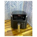5 qt. Black Stainless Steel Air Fryer Pro with Air Fry Roast Reheat and Dehydrate