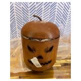 DISTRESSED METAL JACK-O-LANTERNS, SET OF 3