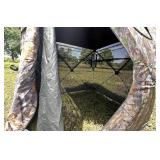 Portable 2/3/4 Person 270 Degree See Through Hunting Blind Ground Camouflage Pop Up Hub Turkey Deer Blinds Tent