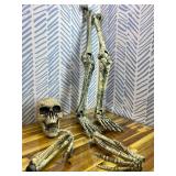 JOYIN 5 Pcs Halloween Skeleton Decorations Outdoor, Life Size Skeleton Yard Stakes, Groundbreaker Skulls Decor for Graveyard Yard Lawn Garden Ground Party Supplies