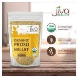 Jiva Organics Proso Millet 2 LB Bag | Whole Grain, Gluten-Free & Organic | High Protein & Fiber-Rich Superfood for Indian Cooking